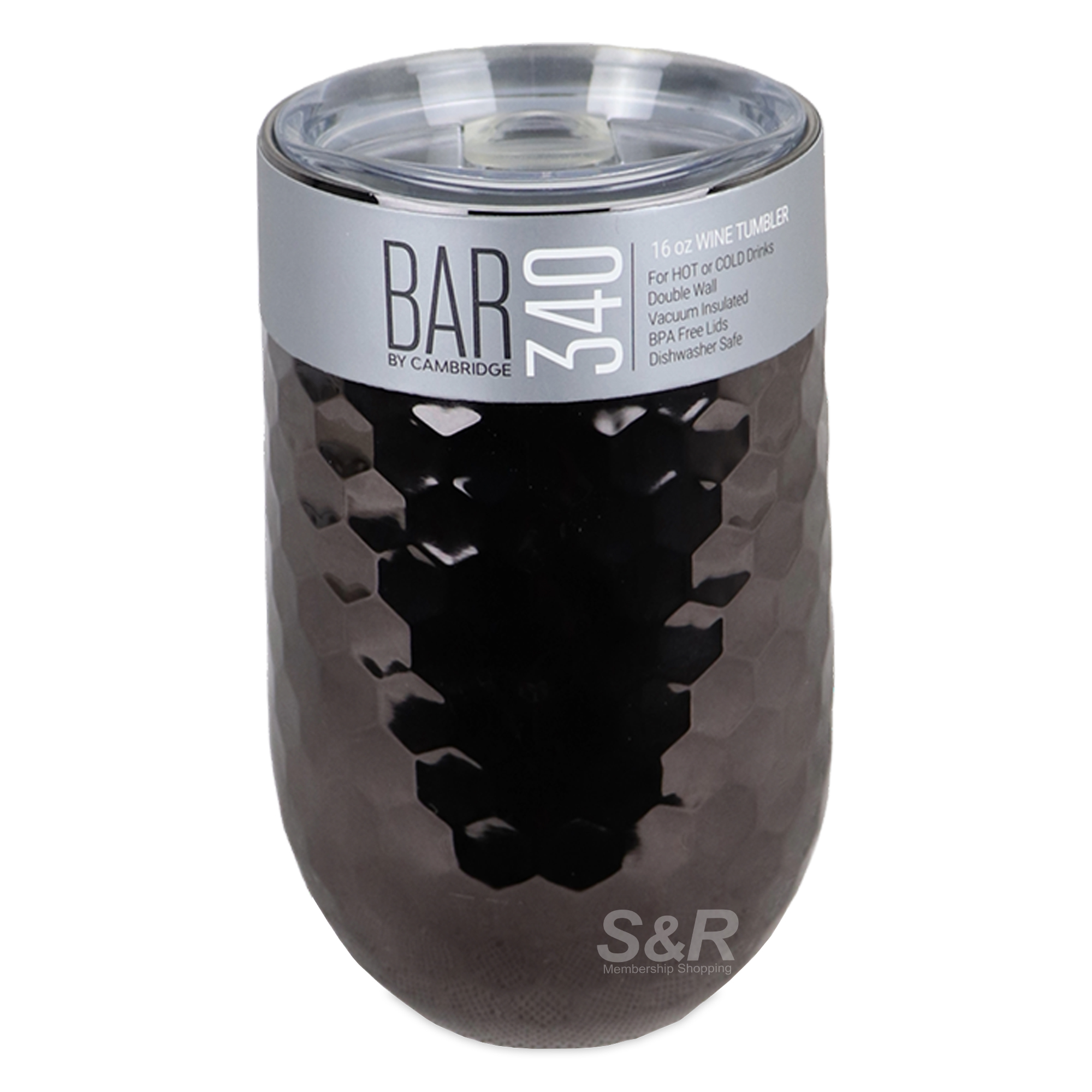 Bar By Cambridge 340 Stainless Steel Wine Tumbler 16oz